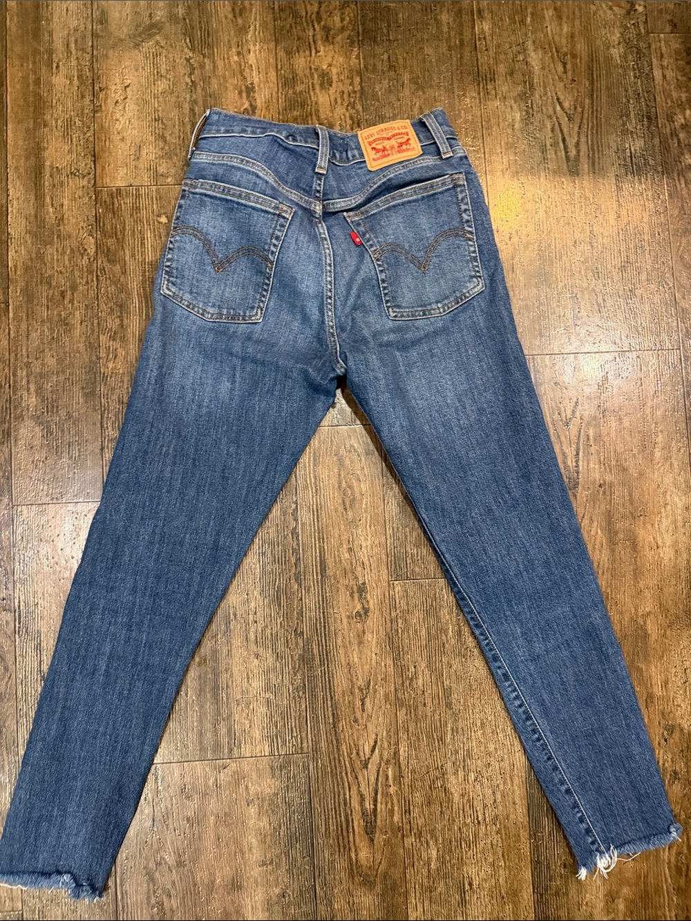 Signature by Levi Strauss High-Rise Button-Fly Blue Jeans - Picture 6 of 7